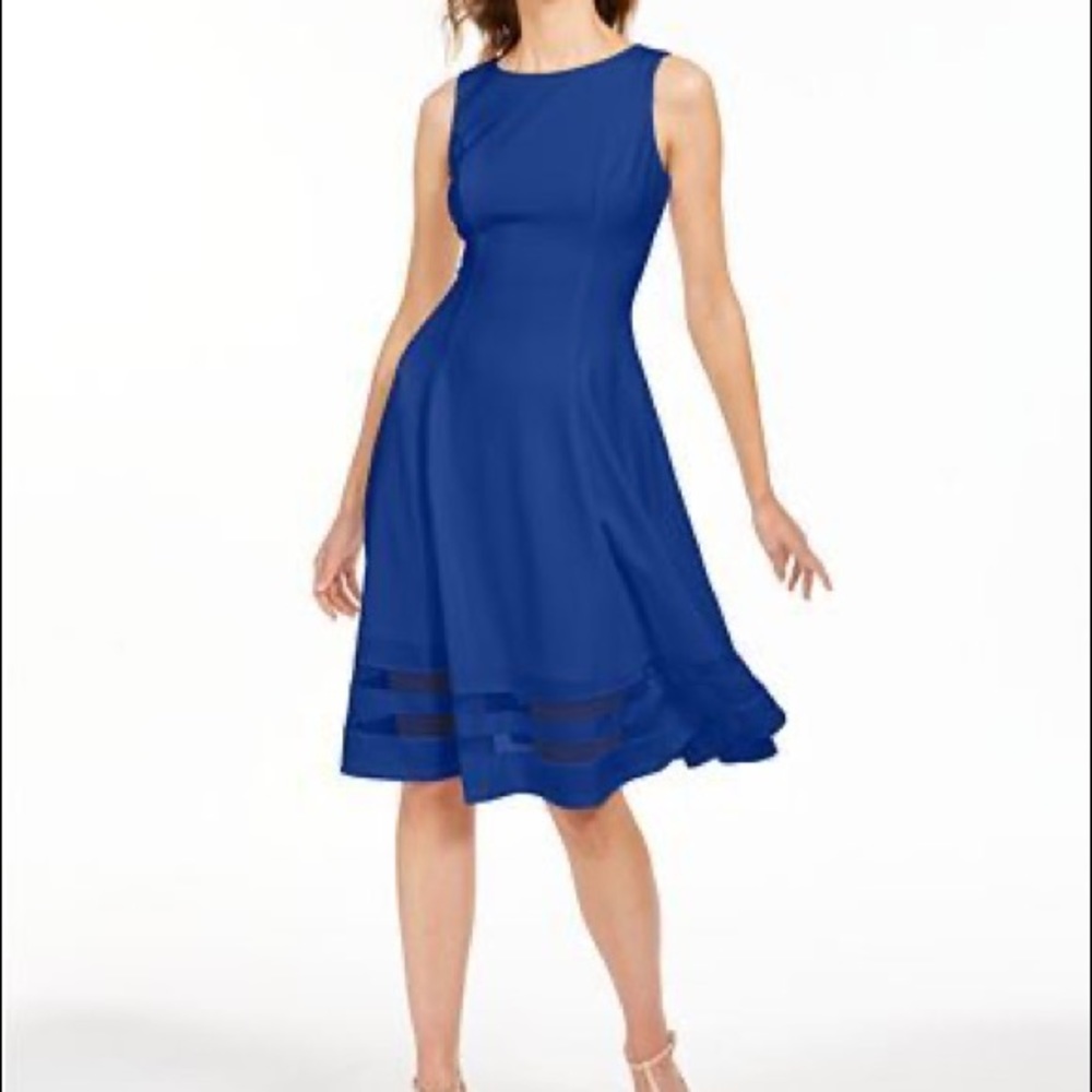 Calvin Klein dress …. Very flattering. New with tags , never worn. Size 6